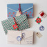 Letter card with label and string