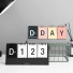 Simple flip perpetual standing desk calendar