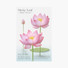 Pink - Lotus medium sticky memo note