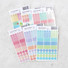 Colorful deco transparent clear sticker set 