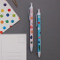 Hello Today Sunshine blanket retractable black ballpoint pen 0.38mm