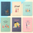 Bookfriends World literature hardcover lined notebook
