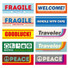UNIVERSAL CONDITION Vintage Typography Message Sticker Set