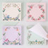 Indigo Willow flower pattern memo notepad