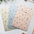 O-check Le cahier floral medium dot grid notebook