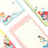 Bookfriends World literature illustration memo writing notepad
