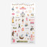 Daily transparent clear deco sticker - Amusement park