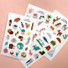 CommaB illustration transparent clear sticker 