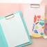 PLEPLE Memo days A5 size foldover clipboard set