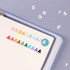10 colors - Alphabet upper case craft decoration sticker 10 colors set