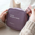 03 purple - ICONIC Cottony gadget and cable organizer zipper bag pouch