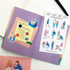 Usage example - Design comma-B Today illustration paper sticker
