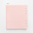Pink - Pastel colored 6-ring A6 wide blank notebook refills set