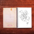 Blank page - UNIVERSAL CONDITION Natural Beige wirebound blank notebook