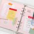 Free note - 2NUL Cherry pick wide A6 zipper 6-ring undated weekly diary