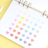 Wanna This Heart check small deco sticker set of 3 sheets