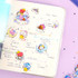 Usage example - BT21 Dream baby clear sticker flake pack