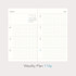 Weekly plan - Paperian 2022 Edit small dated weekly diary planner