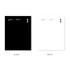 Color - Ardium B+W Stitch 80 pages Blank Notebook