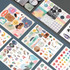 ICONIC Diary Deco Sticker 9 Sheets in One Set Ver12