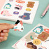 Paper 1 - ICONIC Diary Deco Sticker 9 Sheets in One Set Ver12