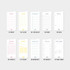 Option - Play Obje Round Index Plan Checklist Various Sticky Notepad