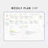 Weekly plan - 2023 Table talk A5 dated weekly diary planner