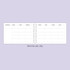 Monthly plan - Ardium Happiness Dateless Monthly Diary Planner