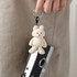 Cream - ROMANE DONATDONAT Cozy Bear Silicone Keyclip Holder