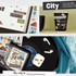 city - Indigo Storage Magazine Paper Sticker Pack