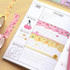 Usage example - Cute illustration Die Cute Paper Masking Tape