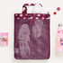 Daisy purple - Coated mesh handy tote bag pouch