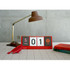 Red - Wirebound flip perpetual desk calendar