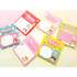 Cute girl sticky memo notes