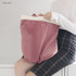 Deep pink - Around'D corduroy line shoulder bag tote 
