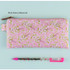 Pink cherry blossom - Cherry blossom pattern zipper pouch