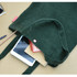 Green - Jam studio Cozy corduroy shoulder tote bag 