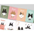 Anchovy label paper sticker set