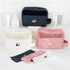 Travel toiletry bag and toothbrush pouch set 