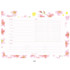 Pink - Hello Today A planner on a desk undated weekly scheduler notepad