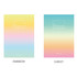 Option - Hello Today Gradation small plain and lined notebook