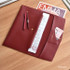 Burgundy - Play obje Extra opening of new days file bag clutch pouch