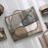 Beige - Travelus mesh packing organizer bag XXL ver3