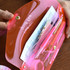 Inner zip pocket - Feel so good shine pencil case pouch with pencil cap
