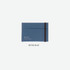 Retro blue - Byfulldesign Oxford palm flat card case wallet