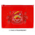Fake strawberry - Be on D Fake food medium clear zip lock pouch 
