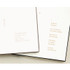 First page has Korean poetry - Livework Korean poetry large hardcover lined grid notebook