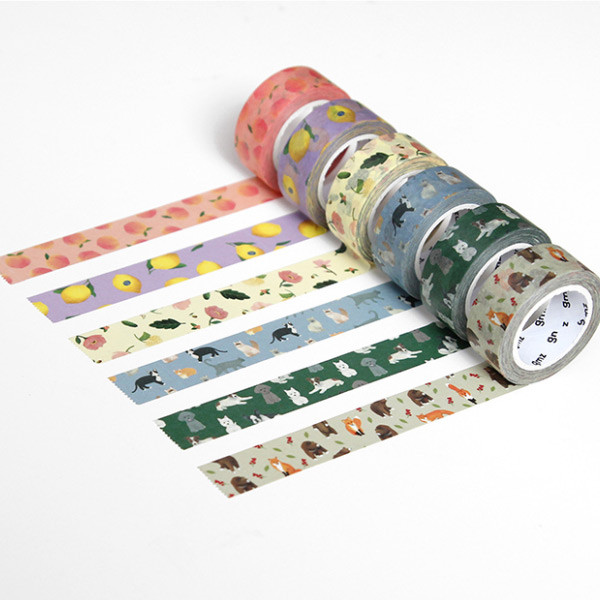 GMZ Lovable pattern paper deco masking tape
