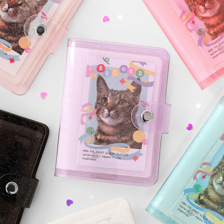 2NUL Glitter Instax mini slip in pocket small photo album