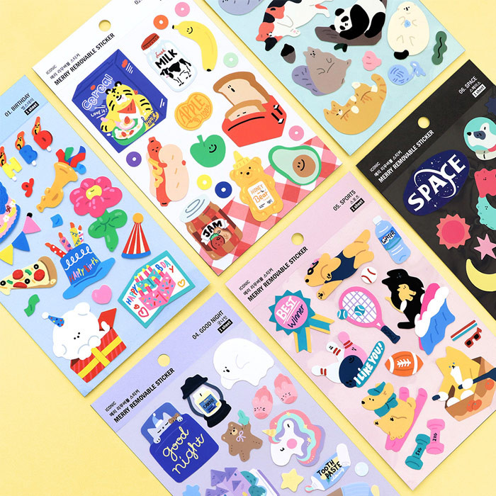 ICONIC Merry removable craft decoration sticker
